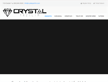Tablet Screenshot of crystalyazilim.com
